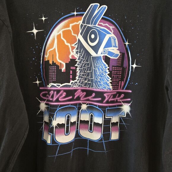 FortNite T-Shirt Loot Llama Men’s size Large 100% Cotton 2018 Epic Games - Picture 2 of 4